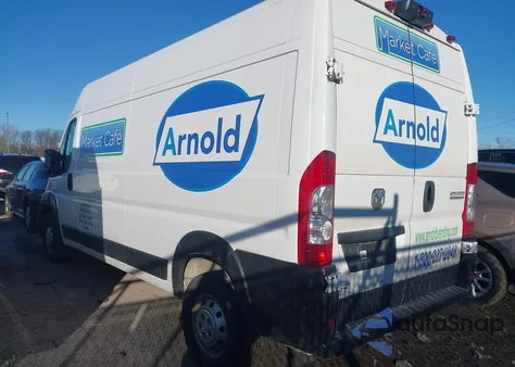 2023 Ram Promaster 2500 High Roof 159 Wb z USA, uszkodzony, nr VIN 3C6LRVDGXPE547793